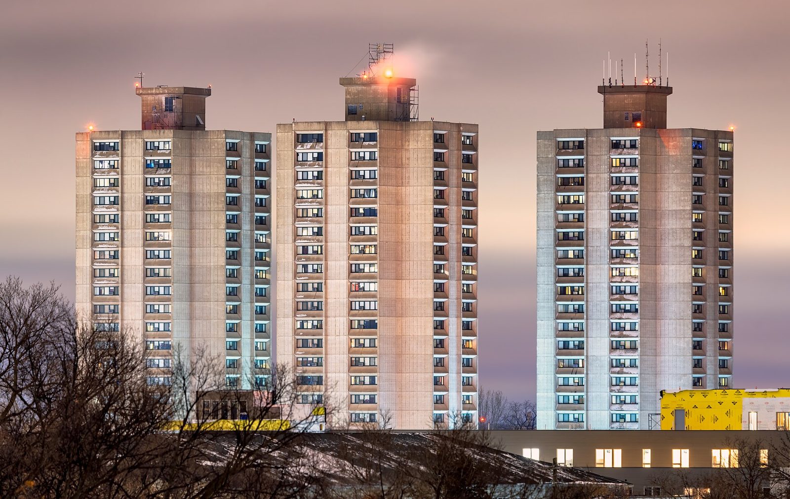 Horn Towers, brutalist public-housing towers in south Minneapolis